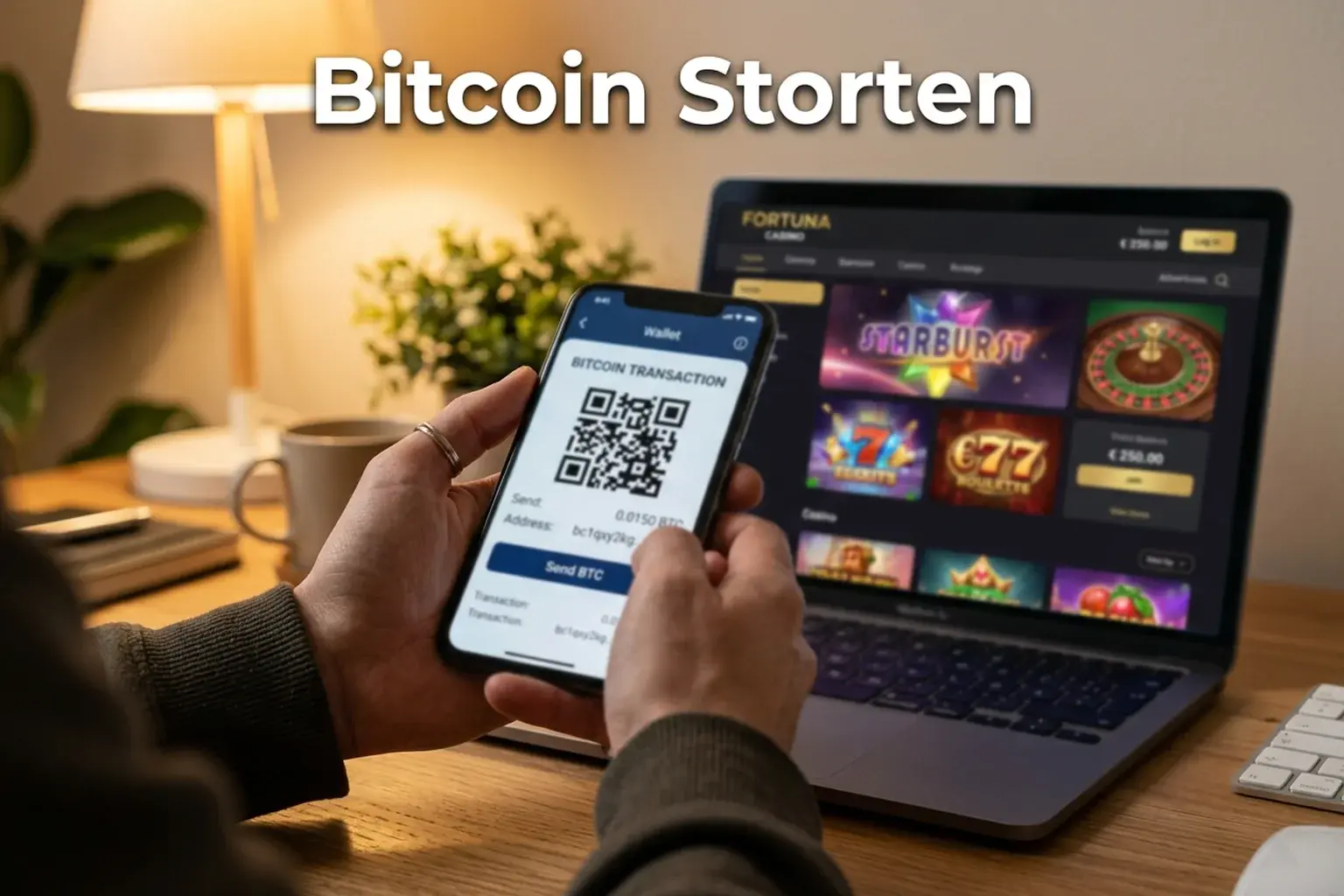 Bitcoin storten bij online casino met wallet
